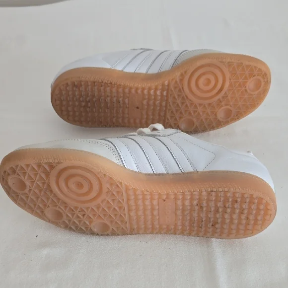 Adidas Samba White and Gum Sneakers - Picture 7 of 7